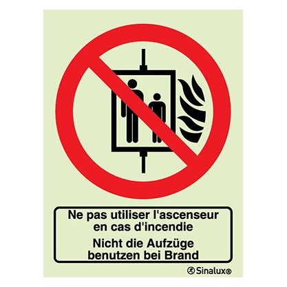 [F1783F15201FLFR] Signalisation une face, f1783, PVC photoluminescent (150x200)