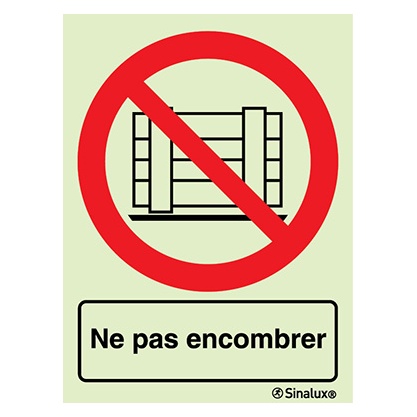 [F1789F15201FLFR] Signalisation une face, f1789, PVC photoluminescent (150x200)