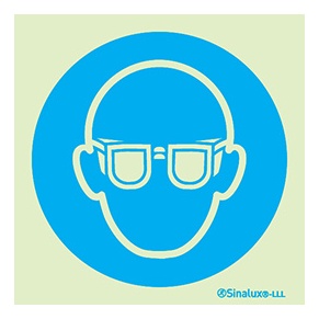 [F6405F20201LGFR] Signalisation une face, f6405, PVC photoluminescent (200x200)