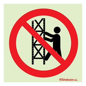 Signalisation une face, f6507, PVC photoluminescent