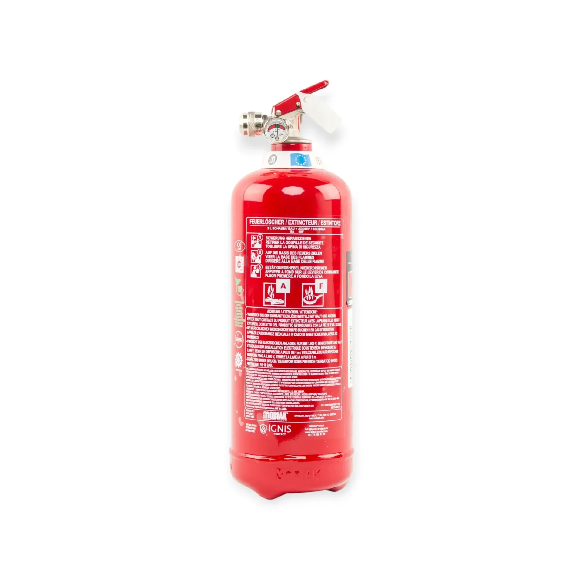 Extincteur Mousse 2 l AF sans fluor