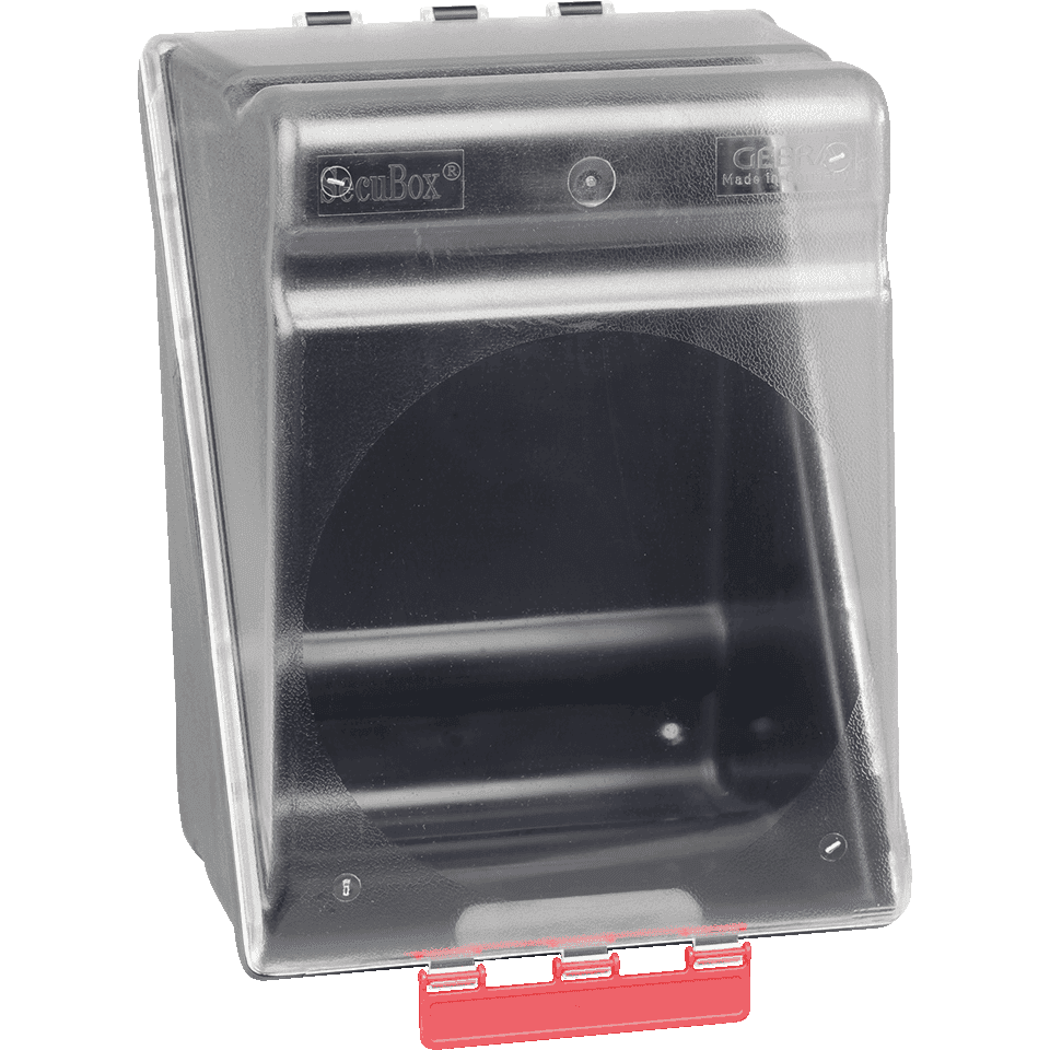 [4300200] SecuBox® Maxi avec couvercle transparent, sans symbole.