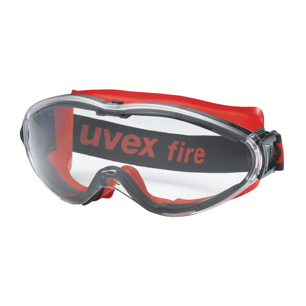 [9302601] Lunette masque 9302 incol. sv ext. nr/rg fire red.Vent