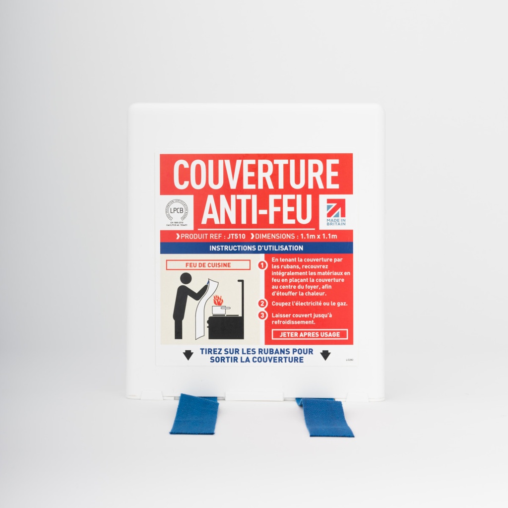 [1.207315] Couverture anti-feu avec coque 1.1 x 1.1 m