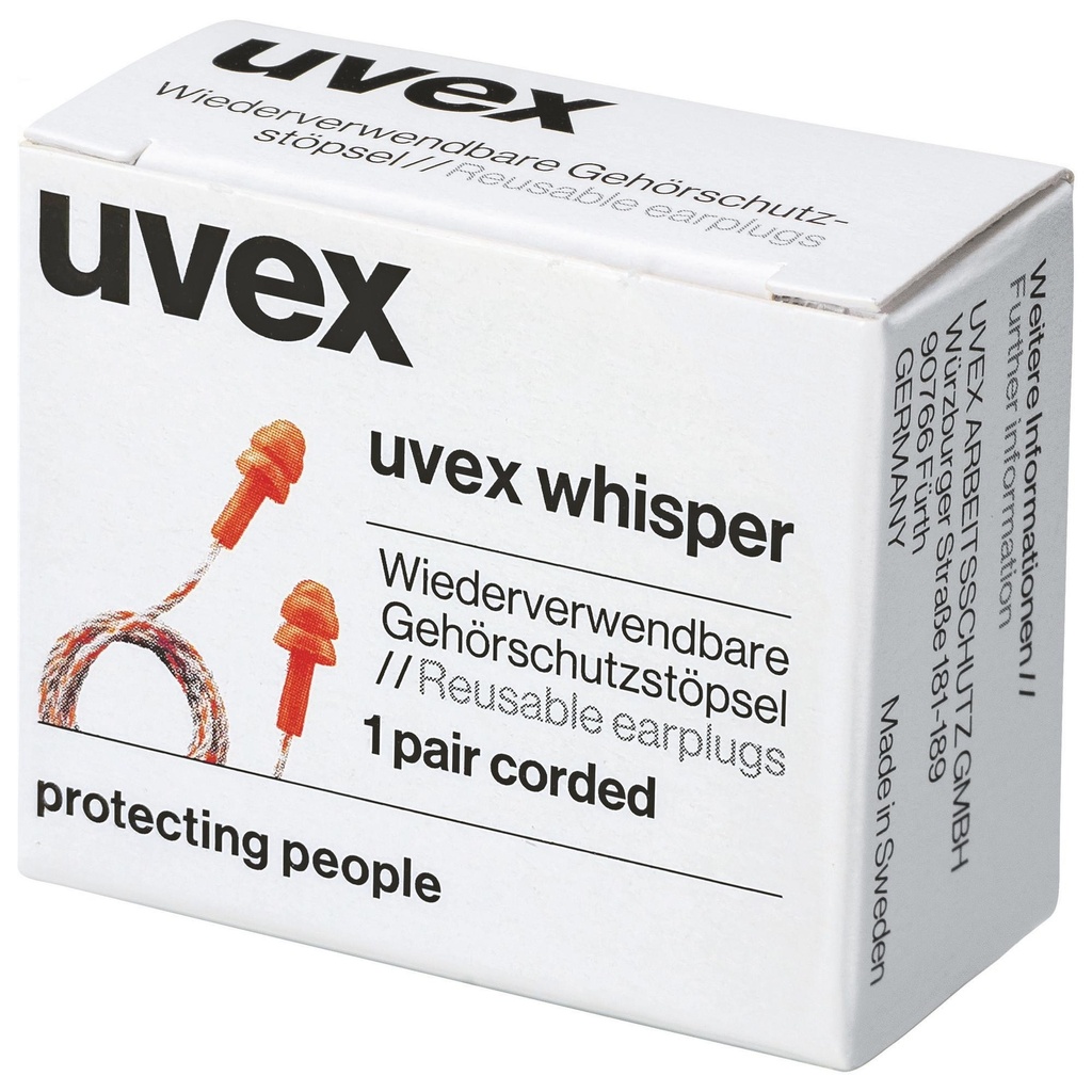 whisper avec cordon en mini-box, 50 prs