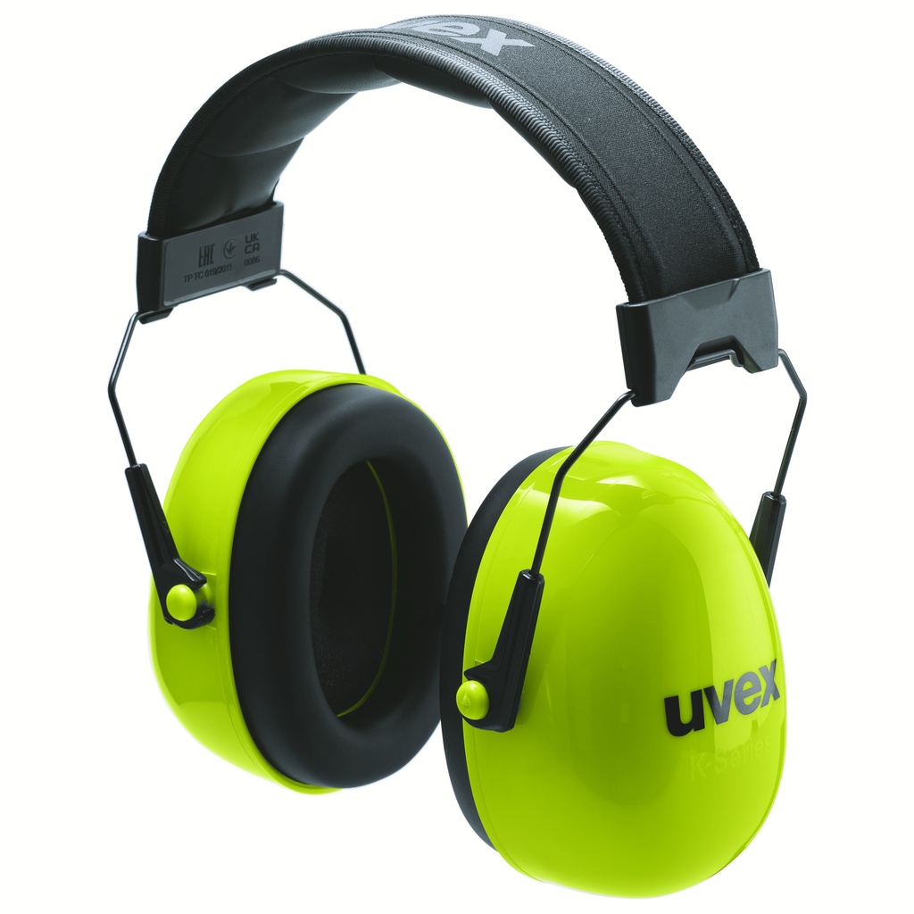 [2630021] coquille anti-bruit uvex K20 HiViz