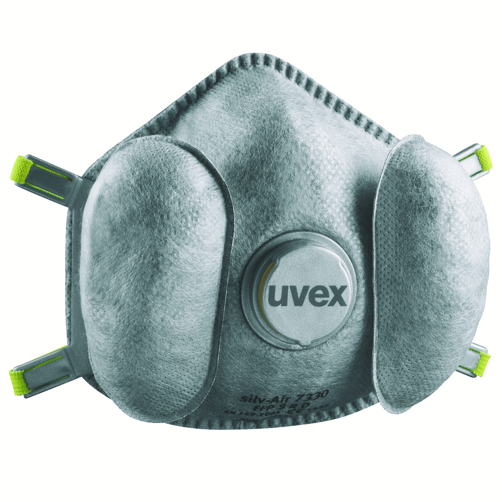 [8787330] Masque FFP3 uvex silv-Air exxcel 7330 – Boîte de 3