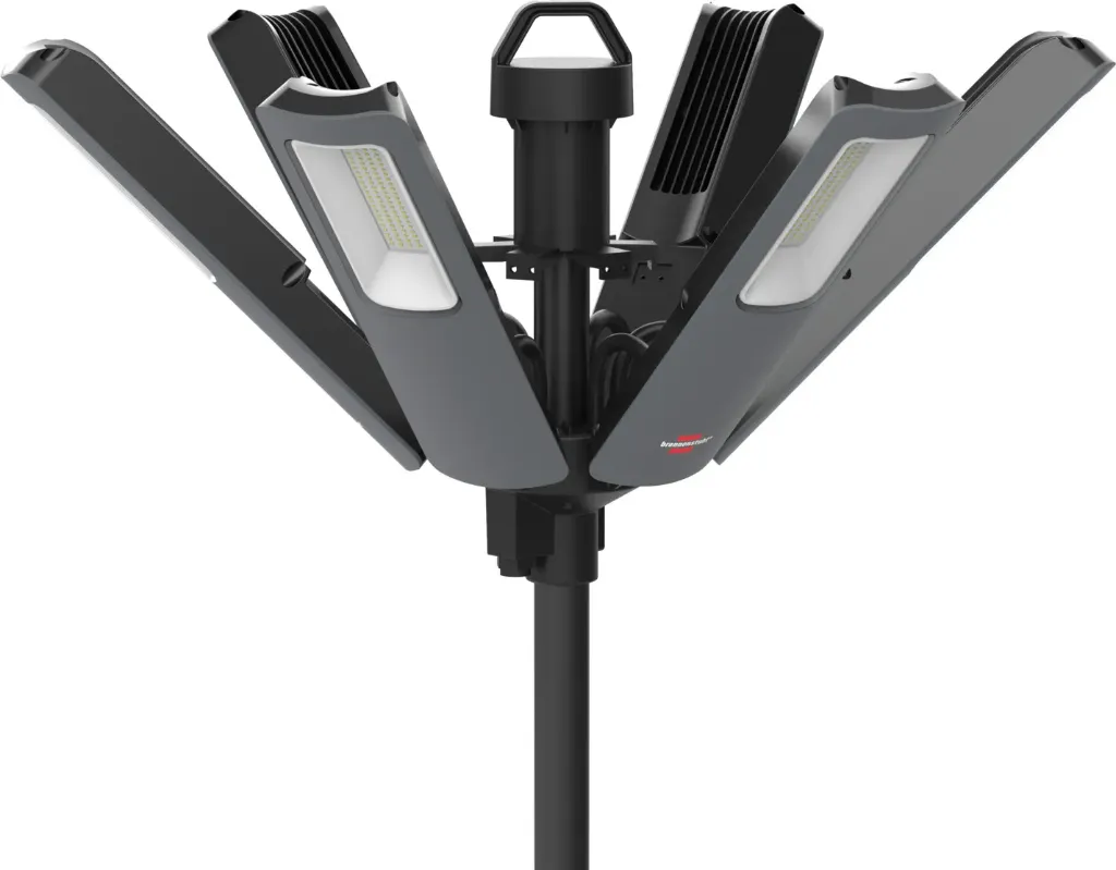 [1171652200] Brennenstuhl professionalLINE Projecteur LED mobile 360° JF9120 IP44 pour une utilisation en extérieur