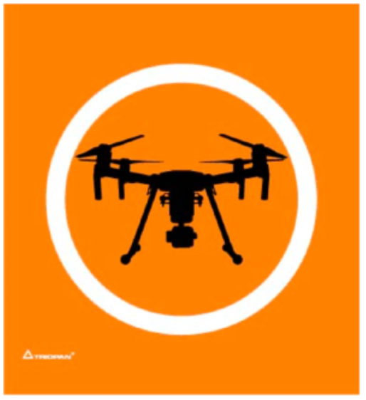 Bâche TRIOPAN pour l'atterrissage des drones